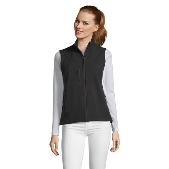 SOLS Dames/Dames Rallye Softshell Mouwloos Gilet (Zwart) - Image 1