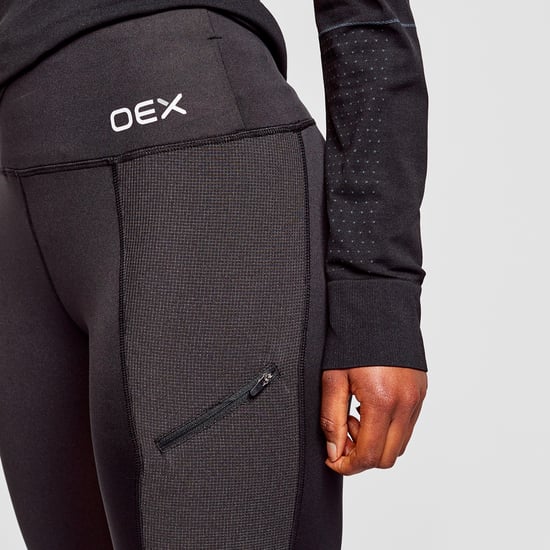 OEX Women's High Performance Technical Legging with Wicking, Stretch Fabric