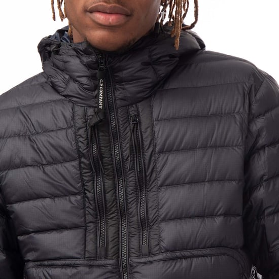 Men's C.P. Company D.D. Shell Goggle Down Jacket in Navy