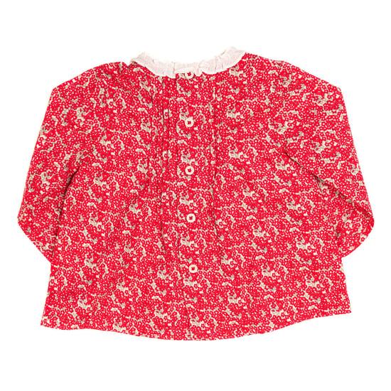 Long sleeve round neck blouse 17I07704 girl