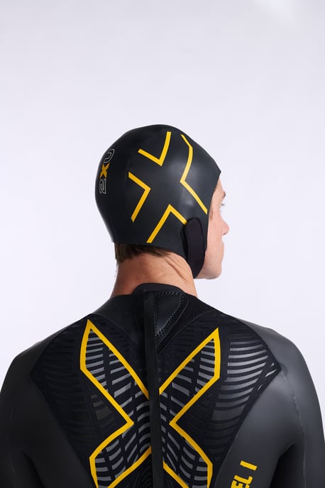 Propel Neoprene Swim Cap Black/Ambition