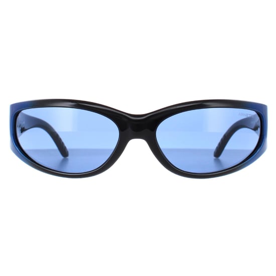 Arnette Square Mens Matte Black Grey Polarized AN4323 Sokatra