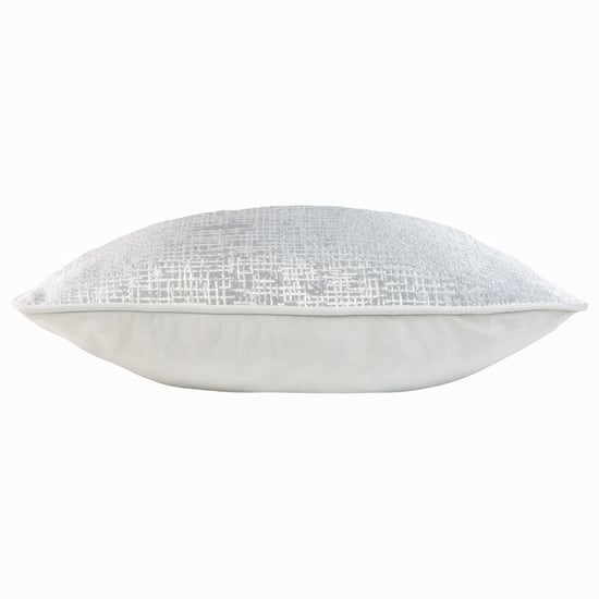 Cinder Metallic Jacquard Cushion - Image 3