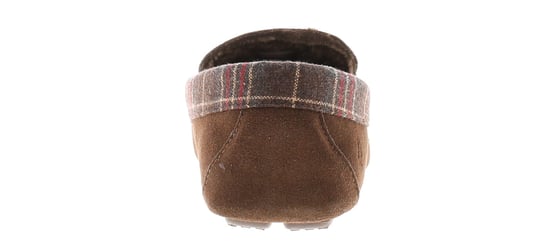 Hush Puppies Mens Moccasin Slippers Andreas Suede Leather brown - Image 4