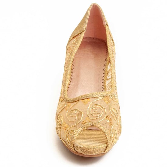 Montevita Heel Shoe Unnecebapas In Gold - Image 4