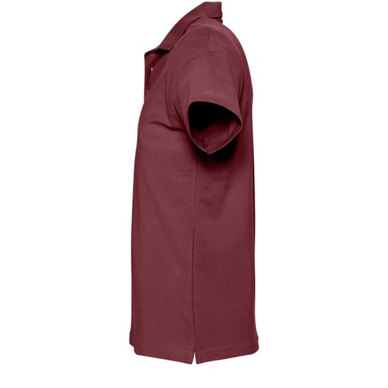 SOLS Heren Lente II Korte Mouw Zwaarlijvig Poloshirt (Bourgondië) - Image 3
