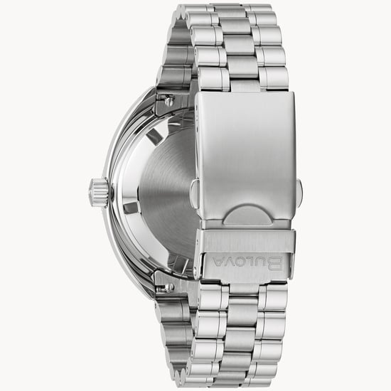 Bulova Oceanographer Heren Horloge Zilverkleurig 96B405 - Image 2