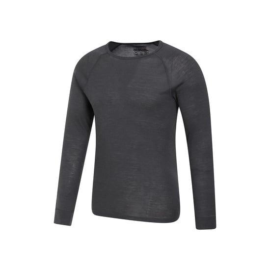 Mountain Warehouse Mens Merino Wool Thermal Top (Grey)