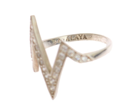 Nialaya Zilveren Authentieke Dames Heldere Ring - Image 5