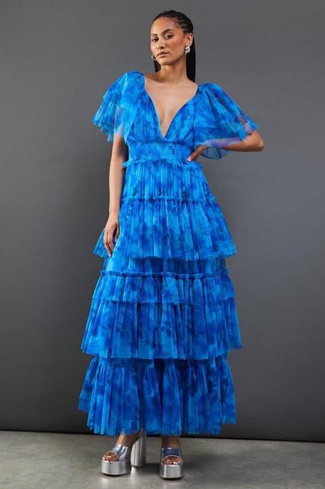 aude maxi dress The Wolf Gang Aude Maxi Dress - Berry