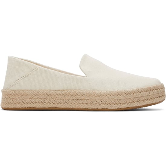 TOMS Carolina 100% Katoen Dames Espadrilles Naturel - Image 5