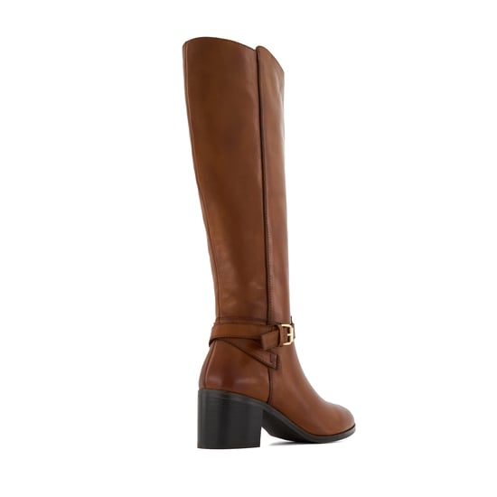 Dune 	Ladies Trusti 2 - Buckle Heeled Knee High Boots - Image 4