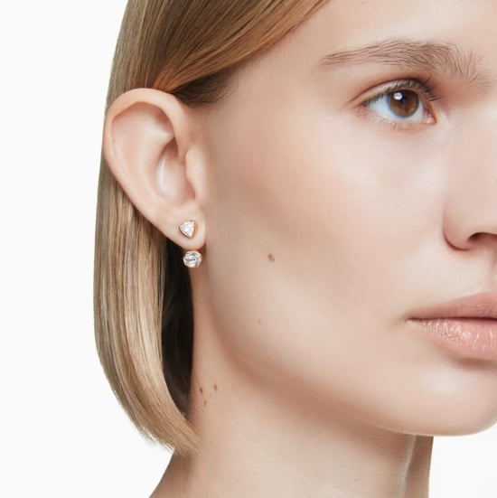 Swarovski 'Imber Organic' Women's Gold Plated Metal Stud Earrings - Gold 5705461 - Image 5