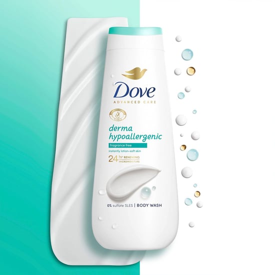 Dove Advanced Care Body Wash Hypoallergenic 24H Renewing Micro Moisture, 2x400ml