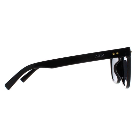 Atum Square Unisex Shiny Black Smoke Grey Meraki