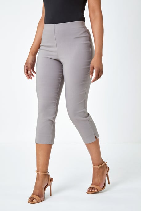 Petite Cropped Stretch Trouser - Image 2