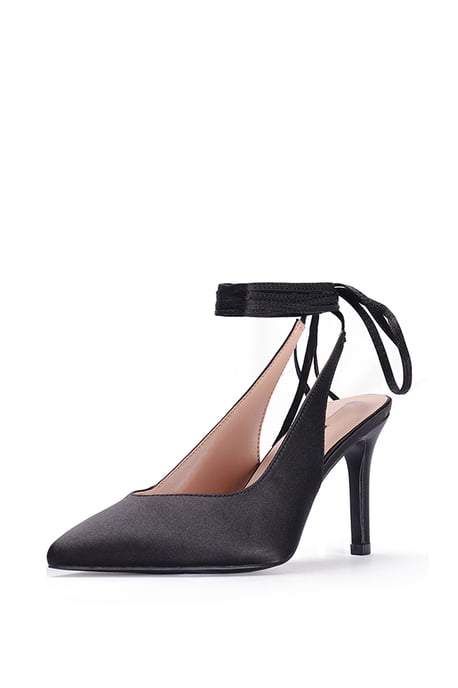 Nine West Women's 'Catrinna' Black Sling Back Court Shoe