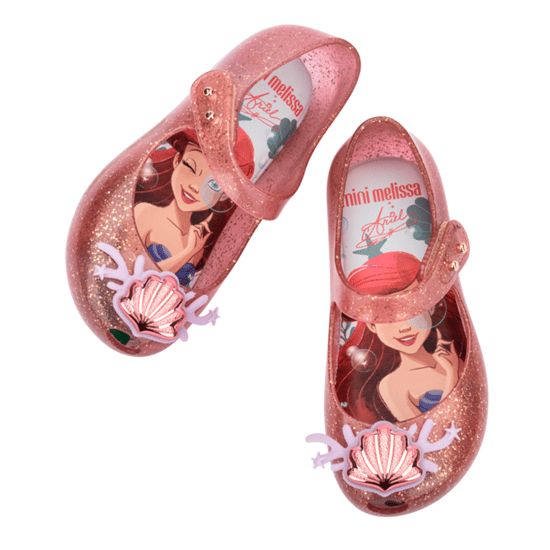 Ultragirl x Disney Princess Glitter Pink Flats - Image 3