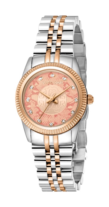 RC5L074M0105 Roberto Cavalli Dam Quartz Rostfritt Stål Roséguld 5 ATM 28 mm - Image 1