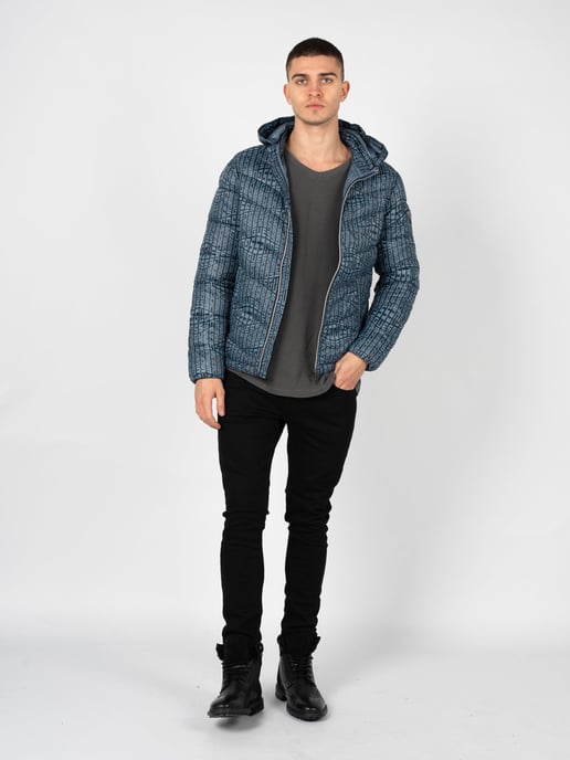 Guess Jacka Down Jkt Herr Blå - Image 5