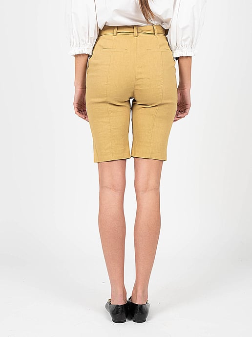 Pinko Shorts Bellona Woman's Beige - Image 4