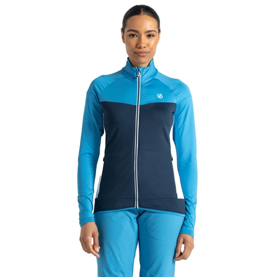 Dare 2B Womens/Ladies Elation II Core Stretch Recycled Fleece (Moonlight Denim/Swedish Blue)
