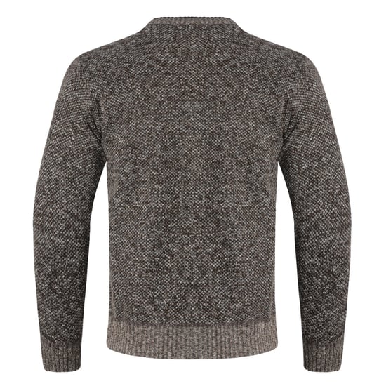 Men's Cardigan with Two Pocket Button Stand-Up Collar Cardigan for Winter Brown