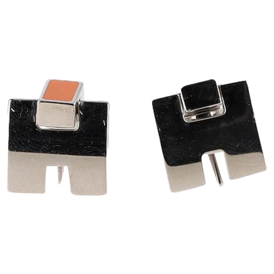 Hermès Eileen Earrings in Silver Metal - Image 2