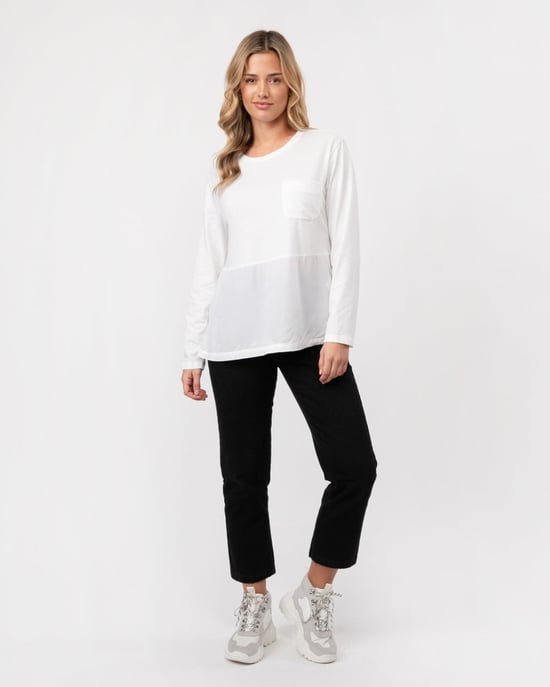 Woolrich Fluid Jersey LS Womens Tee - Image 3