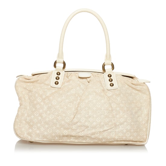 Vintage Louis Vuitton Mini Lin Trapeze GM White