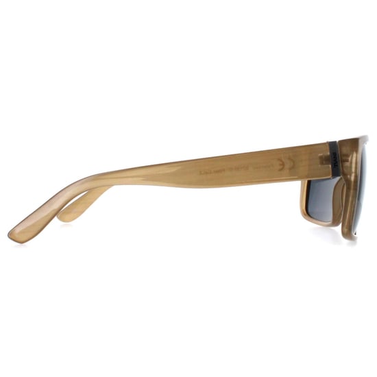 INVU Rectangle Mens Beige Cloudy Demi Blue Polarized B2130