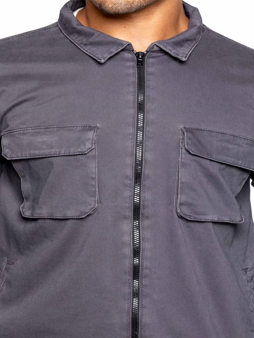 Enzo | Heren Cargo Trainingspak Met Korte Broek Set - Grijs - Image 4