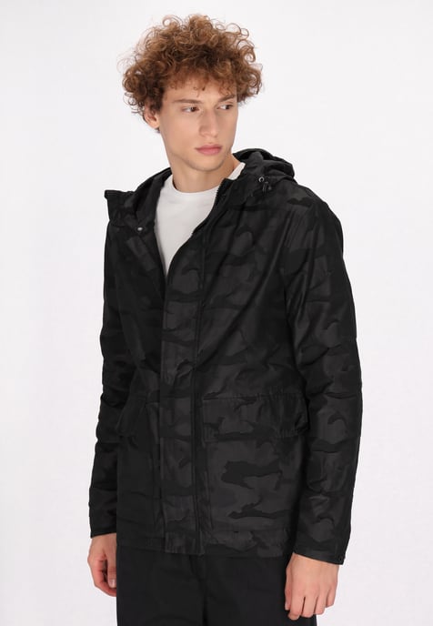 Mo Anorak Heren Grijze camouflage - Image 3