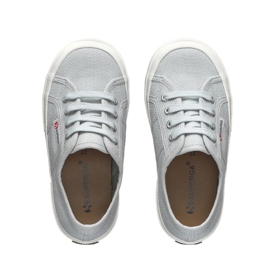 Superga Childrens/Kids 2750 Jcot Leather Trainers (Grey Lilla/Avorio) - Image 4