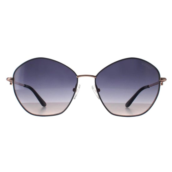 Guess Square Womens Shiny Grey Gold Smoke Gradient GU7907