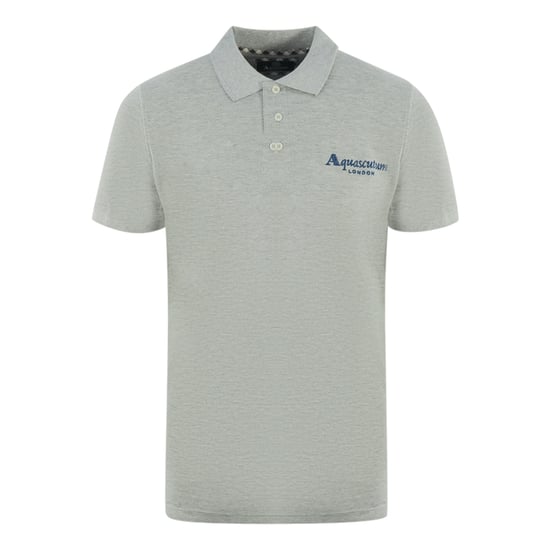 Aquascutum London 1851 Grey Polo Shirt - Image 1