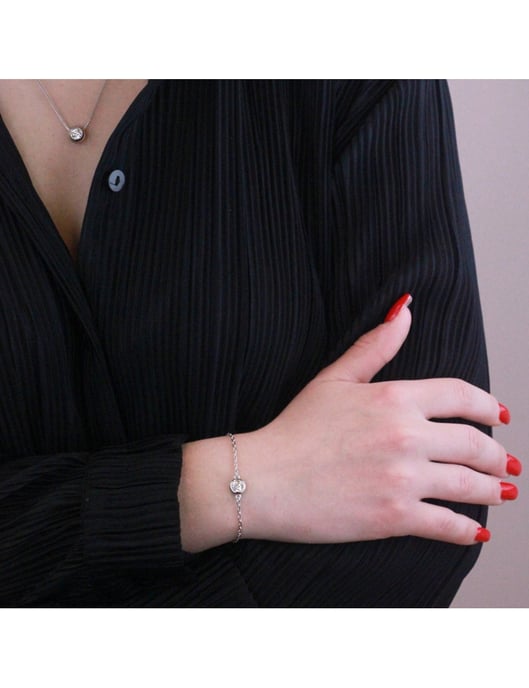 Armband med tre födelsestenar - multi och kristall - Image 6