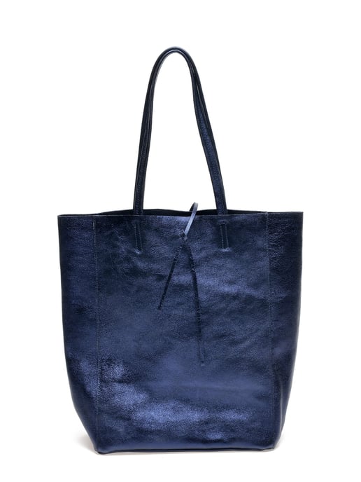 Carla Ferreri SS22 CF 8069 Blue Leather Bag - Image 1