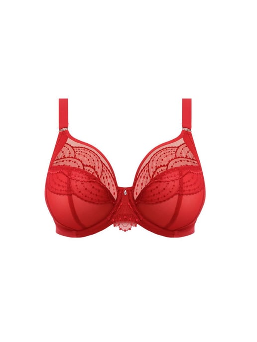Priya Plunge Bra Haute Red