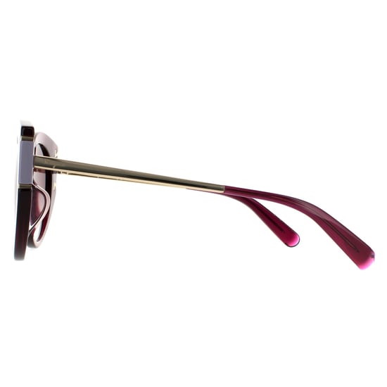 Salvatore Ferragamo Cat Eye Womens Violet Brown Wine Gradient 90041091 - Image 3