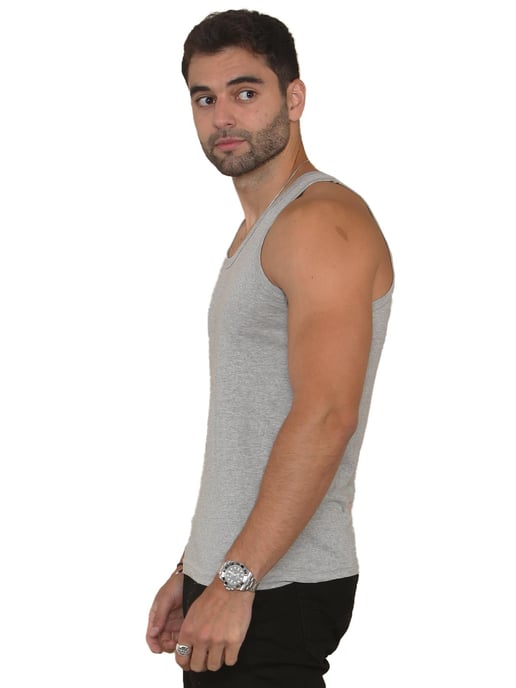 Enzo | Heren Vesten 3 Pack - Grijs - Image 4