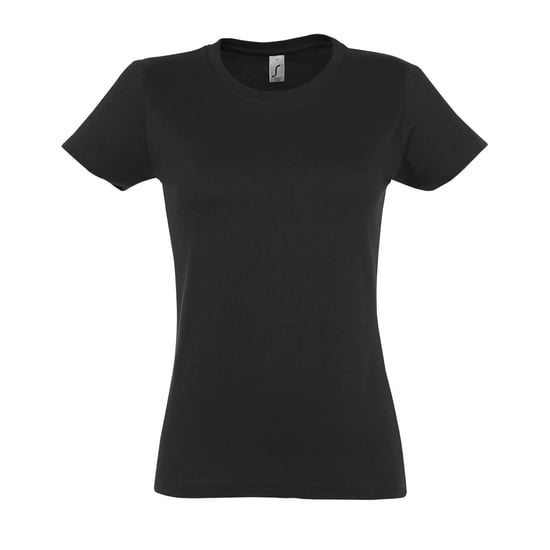 SOLS Womens/Ladies Imperial Heavy Short Sleeve T-Shirt (Dark Grey) - Image 1