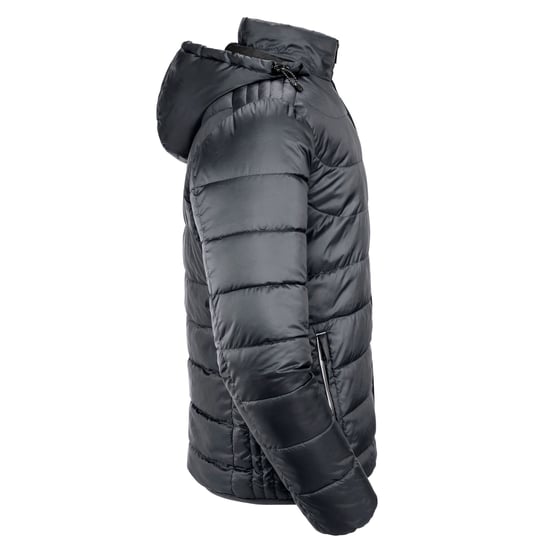 Russell Mens Nano Hooded Padded Jacket (Iron)