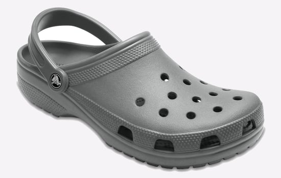 Crocs Classic Croslite Gummi Skiffergrå Tofflor - Image 2