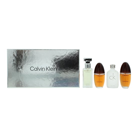 Calvin Klein Women Mini Gift Set 4 x 15ml - Obsession, CK One, Eternity