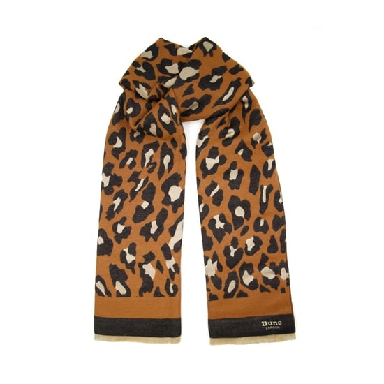 Dune LUCYO Branded Leopard Print Scarf
