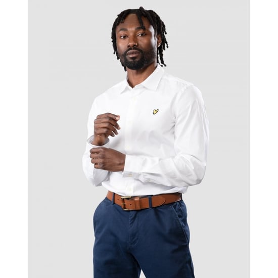 Lyle & Scott Long Sleeve Slim Fit Mens Poplin Shirt - Image 1