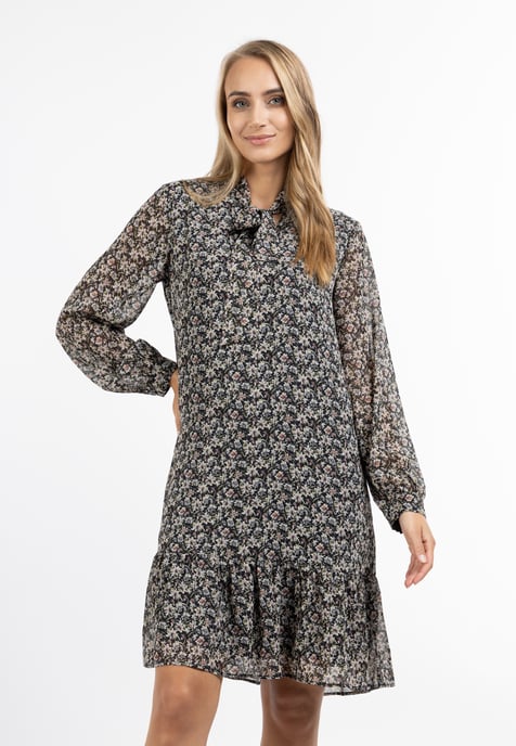 usha long sleeve dress nowles