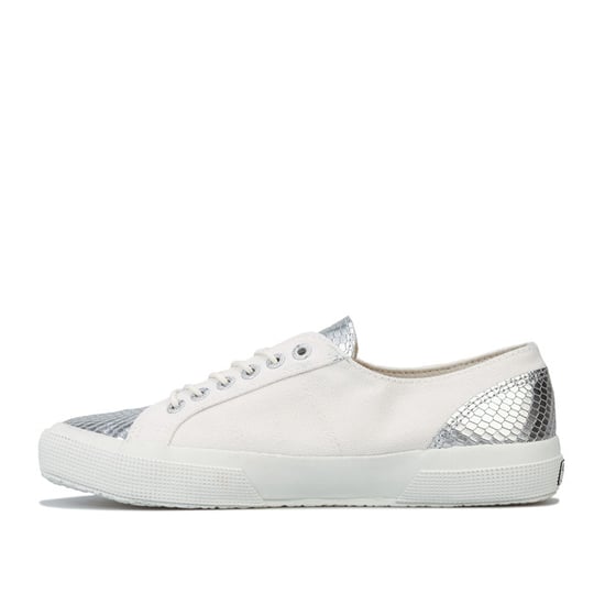 Women's Superga 2750 Estreme Classic Pumps in White silver - Image 6