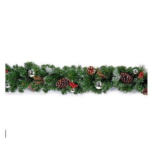 Premier Christmas Dressed Garland (Silver)
